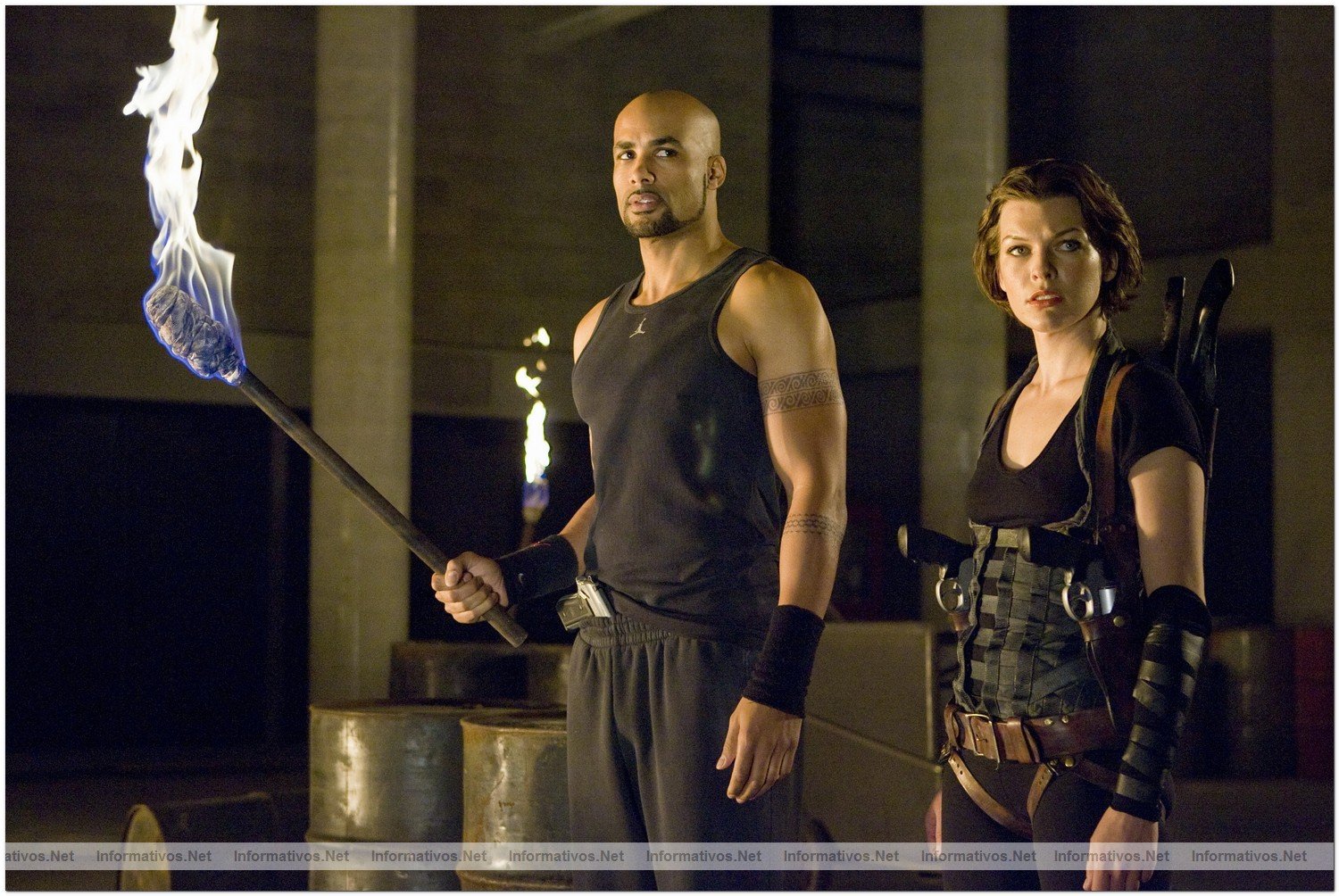 Boris Kodjoe and Milla Jovovich star in Screen Gems' action horror RESIDENT EVIL: AFTERLIFE.