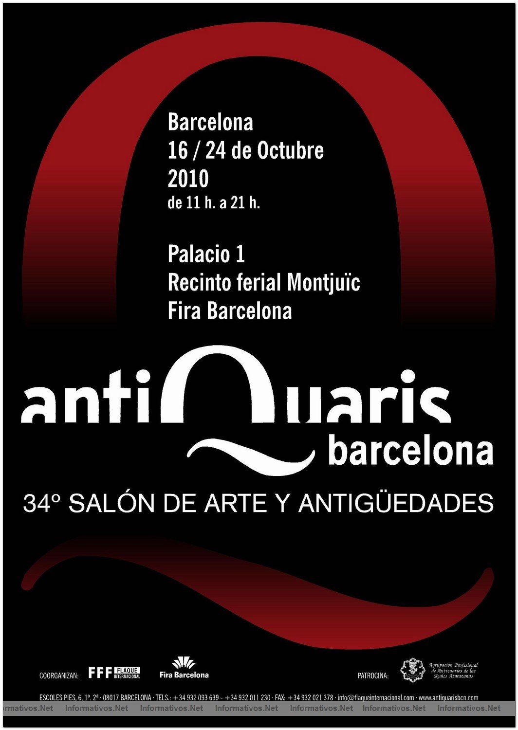 34 del Saln de Arte y Antigedades de Barcelona: 16-24 Octubre 2010.