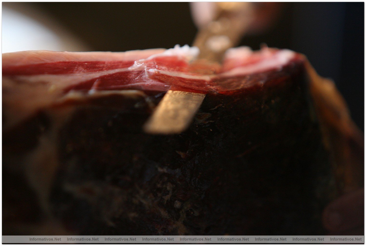 BCN07OCT010.- Presentacin del Jamn Ibrico Puro de Bellota Arturo Snchez Premium  Reserva de 2005