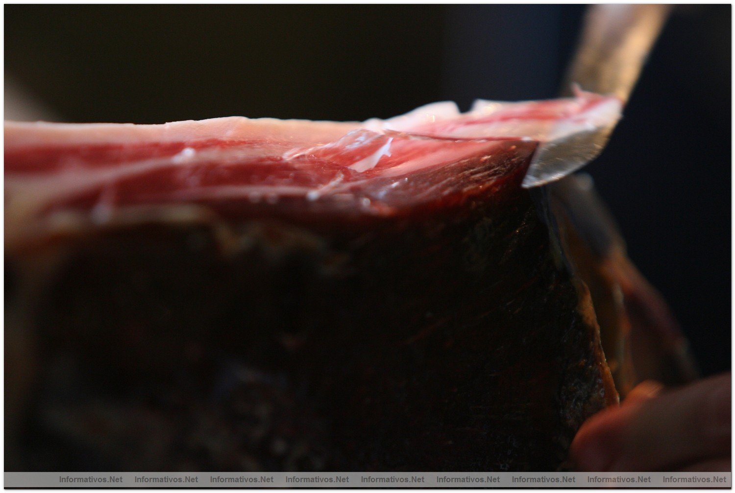 BCN07OCT010.- Presentacin del Jamn Ibrico Puro de Bellota Arturo Snchez Premium  Reserva de 2005