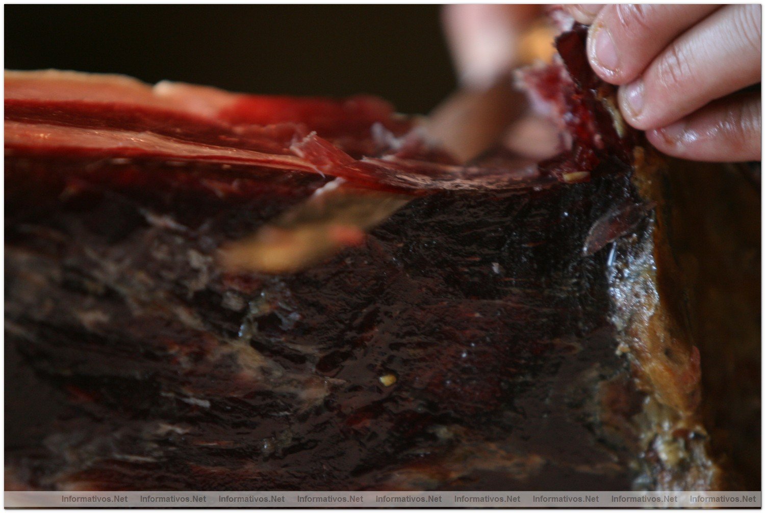 BCN07OCT010.- Presentacin del Jamn Ibrico Puro de Bellota Arturo Snchez Premium  Reserva de 2005