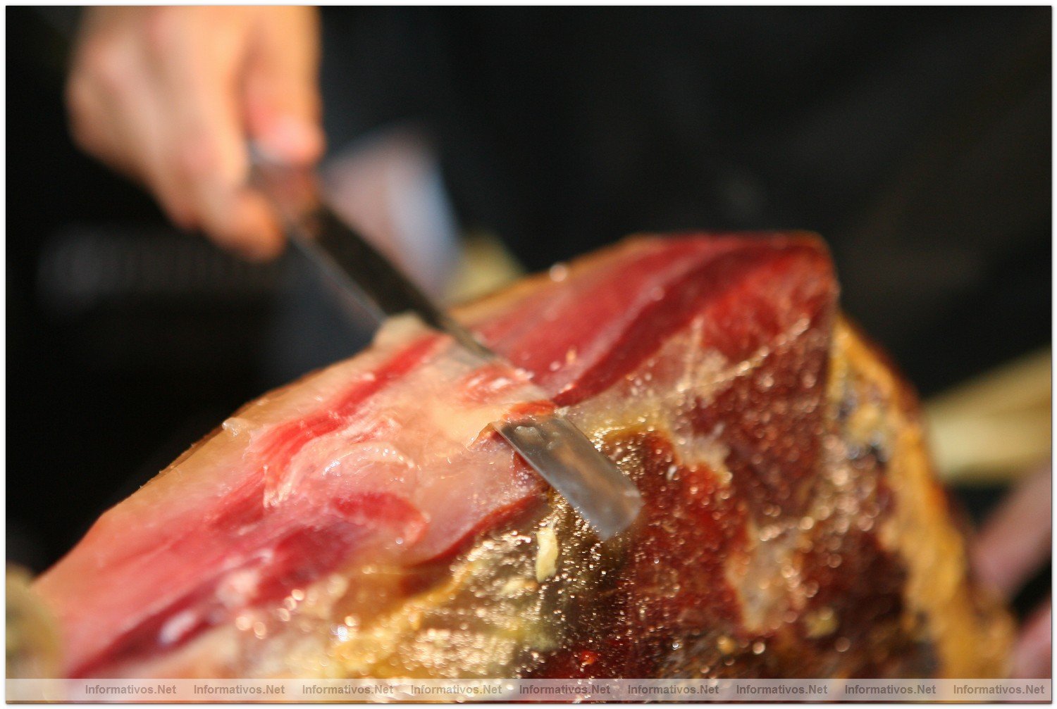 BCN07OCT010.- Presentacin del Jamn Ibrico Puro de Bellota Arturo Snchez Premium  Reserva de 2005