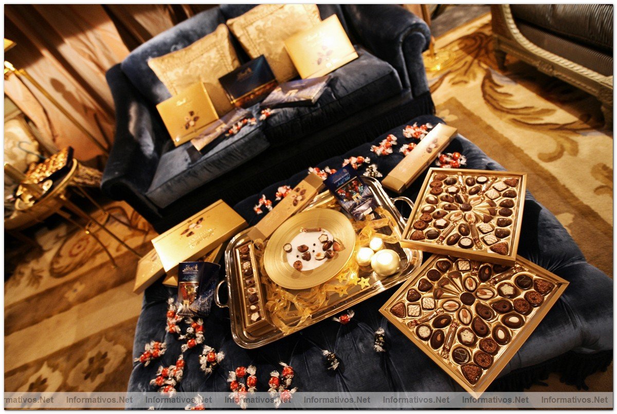 BCN21SEP010.- Presentacin de la coleccin de Lindt para el Invierno 2010 en el Hotel Palace de Barcelona