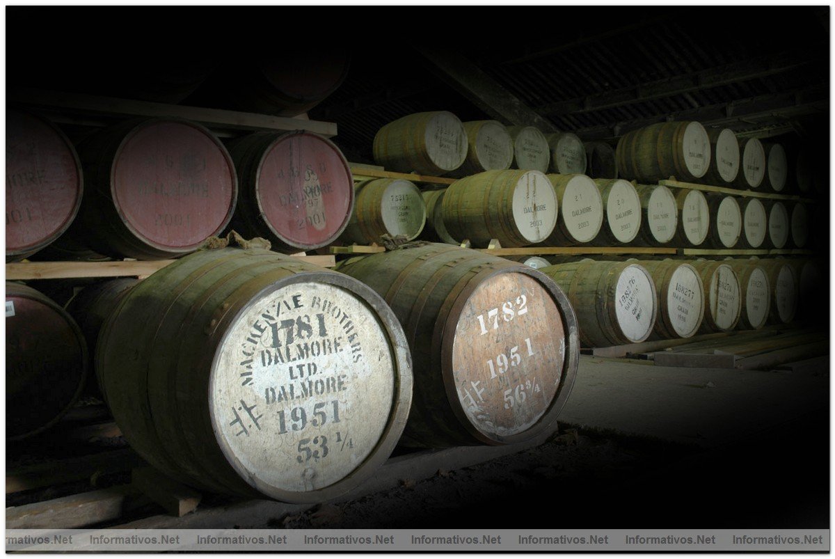 Destilera de Dalmore, donde se ha producido el Trinitas de 64 aos: la botella de whisky ms cara y exclusiva del mundo limitada a tres unidades