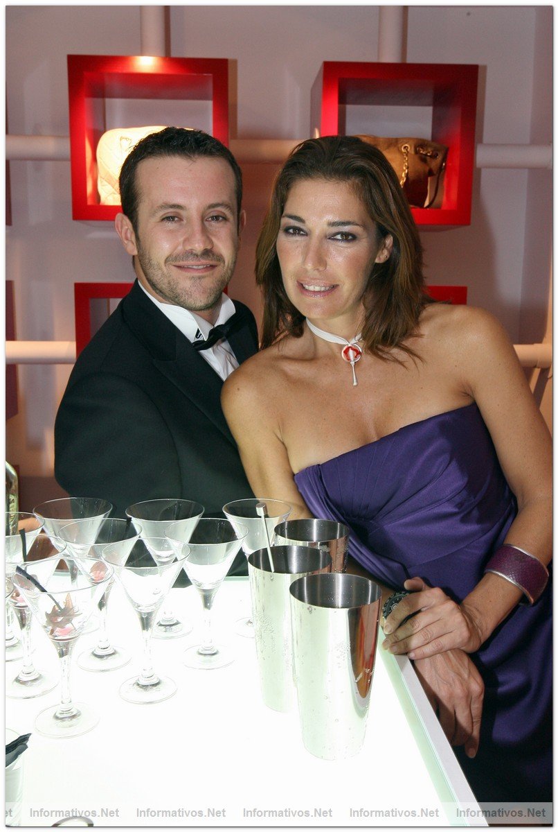Francesc Maristany Riera, Director General de Grup MET; y Raquel Revuelta, modelo.