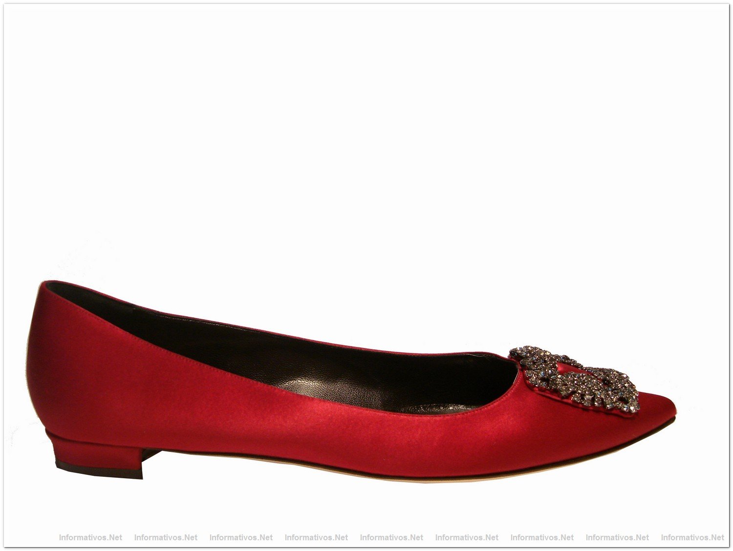 Manolo Blahnik Coleccin Invierno 2011: modelo Hangisi Flat Red