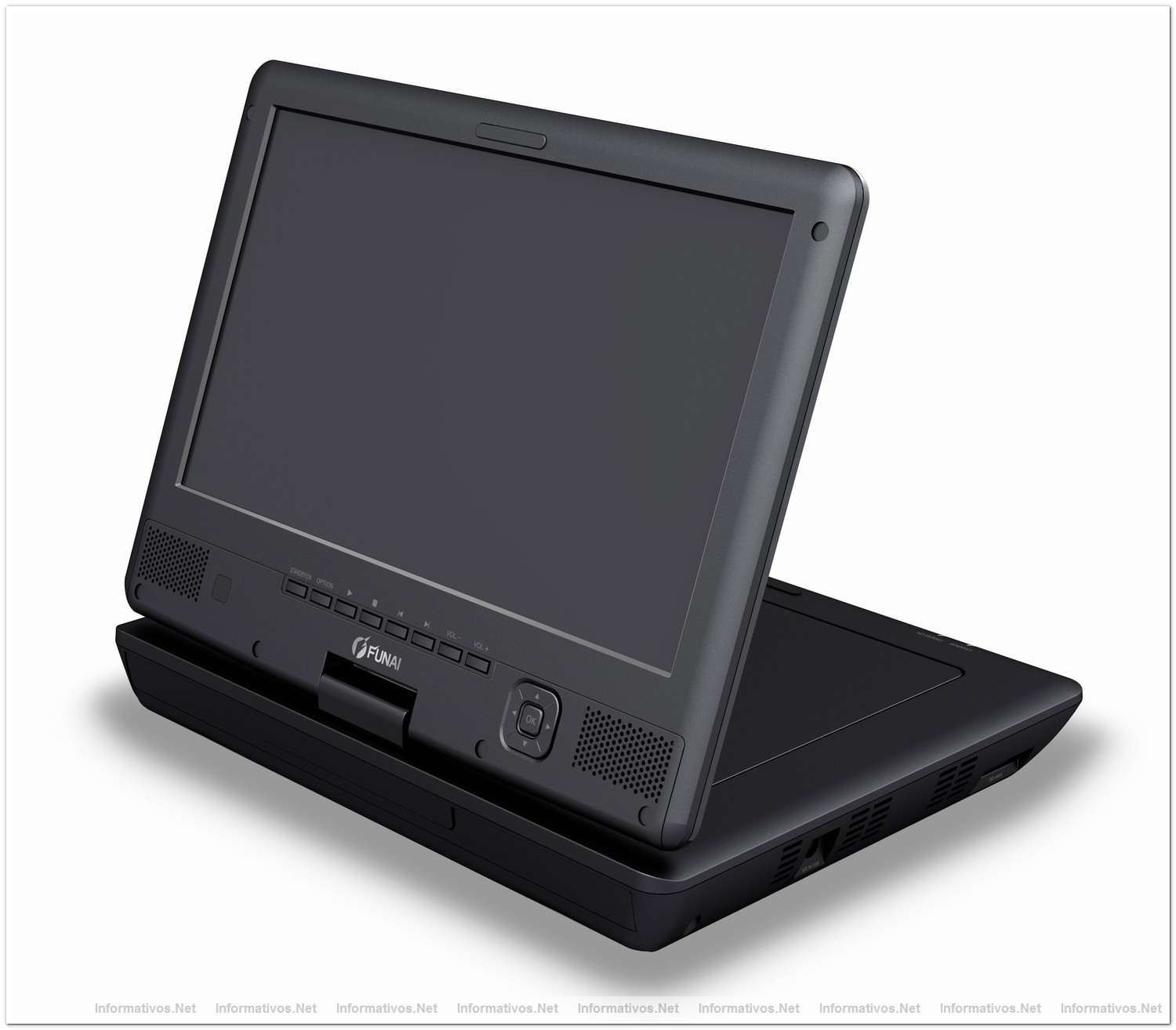 Reproductor porttil Blu-ray PB1-M200 con pantalla LCD de 10,1'' (25cm) que gira 180 y  una resolucin de 1024x600.