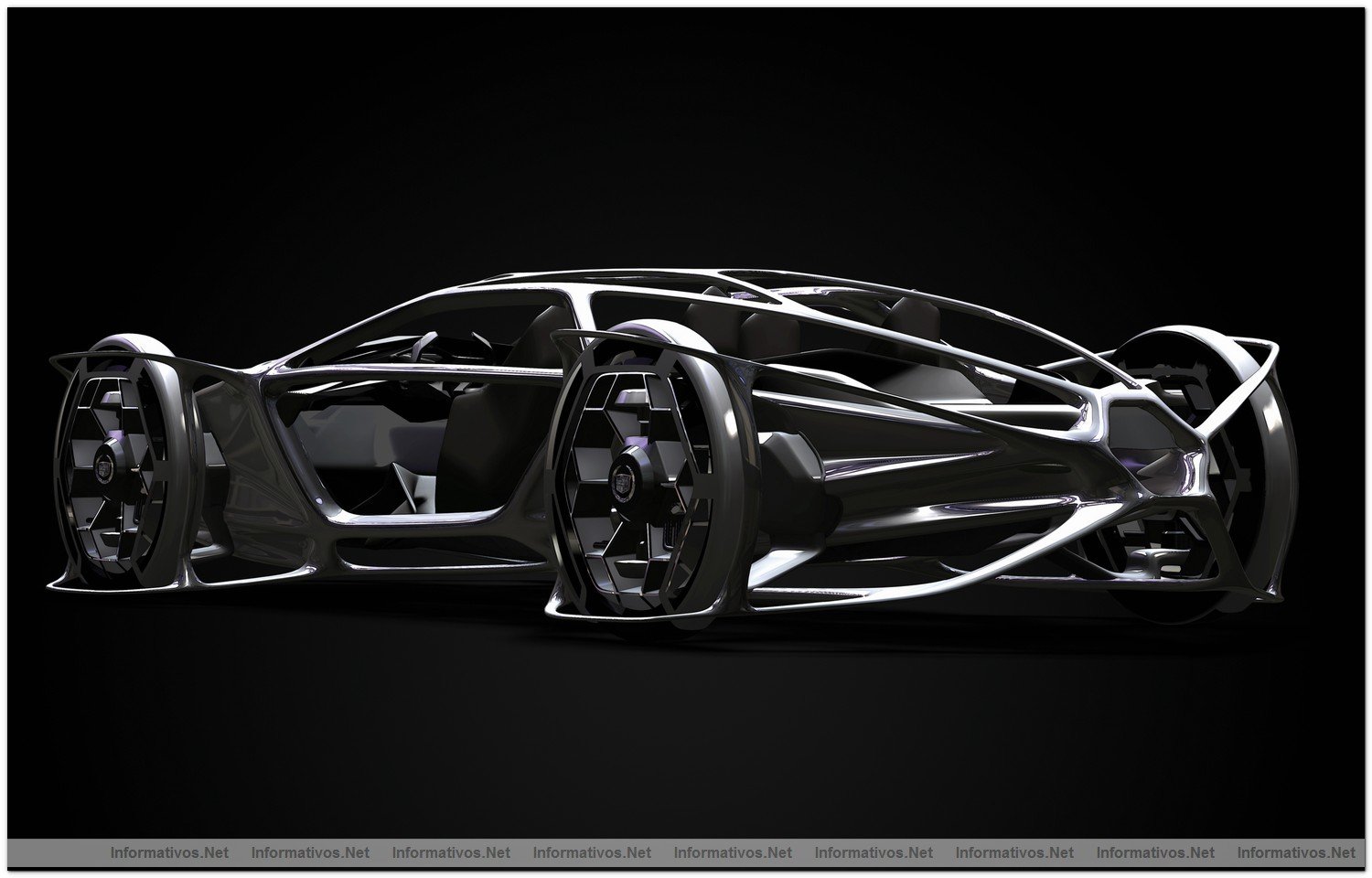 General Motors Advanced Design California .- 

El Cadillac Aera (Aero + Era) toma una aproximacin innovadora y estilstica del diseo de los vehculos con un peso ultraligero. Un coup 2+2 de 1.000 libras, con una autonoma de 1.000 millas utilizando combustible alternativo. La estructura de carrocera altamente avanzada del Aera utiliza un chasis monoformado de entramado de poliedros de 3D con un recubrimiento de polmeros presurizados flexibles para los paneles de la carrocera y los cristales, optimizando el peso, aerodinmica y seguridad.
