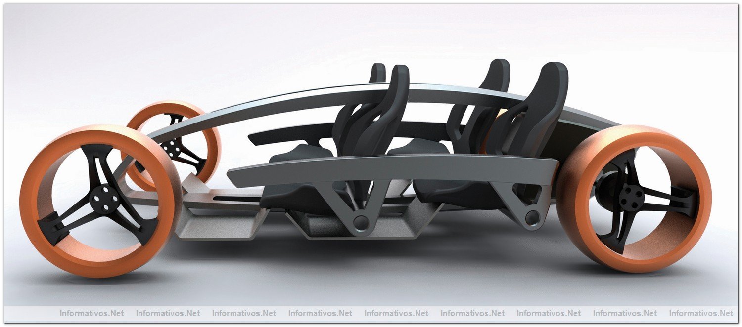 Honda Advanced Design Studio, Pasadena, CA .- 
El concepto Honda Air es una visin del futuro del bajo peso y de los vehculos de rendimiento con combustible alternativo. Inspirados por las montaas rusas modernas y por las prendas de paracaidismo, el Air est motorizado por un sistema de compresor de aire y de regulador neumtico. Con slo 800 libras, el potente paradigma de la propulsin neumtica ejemplifica el concepto de Honda de diversin en la conduccin. The pow[air] of dreams ("La potenci(area) de los sueos").