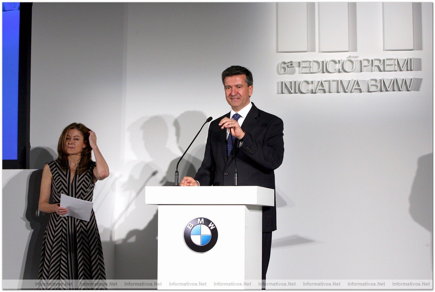 BCN26OCT010.- Premio Iniciativa BMW 2010. Eduardo Villaverde (Pte. BMW Espaa)