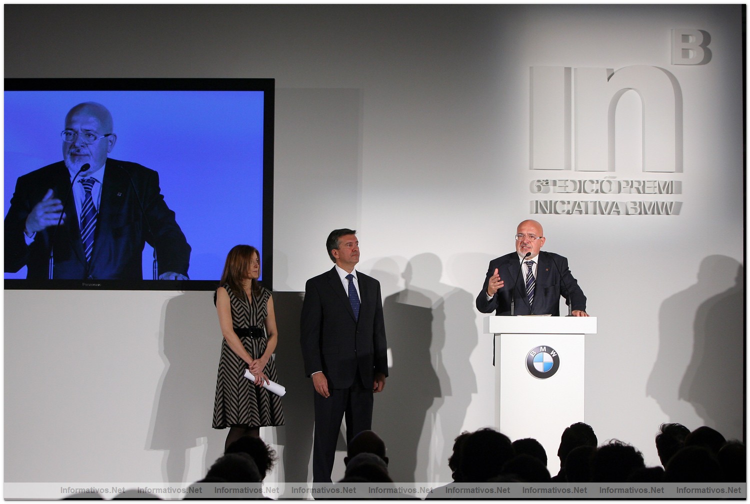 BCN26OCT010.- Premio Iniciativa BMW 2010. Josep Huguet, conseller d'Innovació, Universitats i Empresa de la Generalitat de Catalunya.