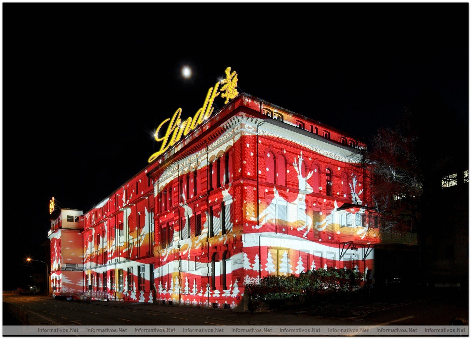 Lindt da el pistoletazo de salida a la Navidad con su monumental encendido de luces