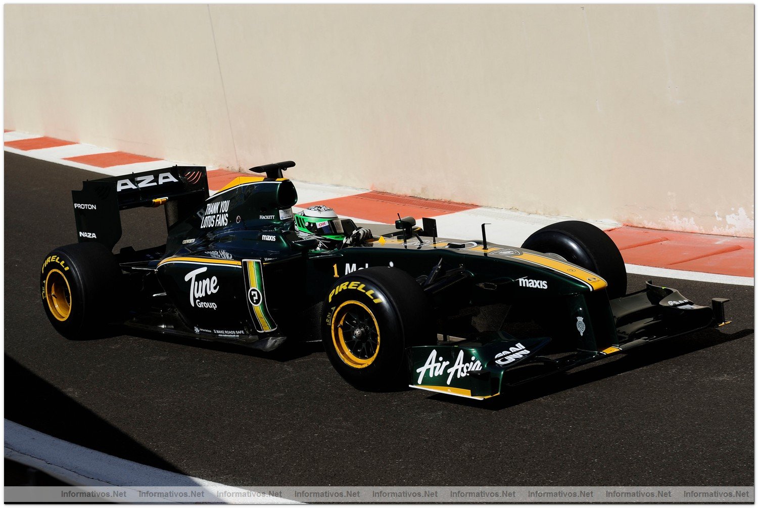 Abu Dhabi NOV010.- Primeros tests oficiales de las escuderas de F1 con los neumticos Pirelli