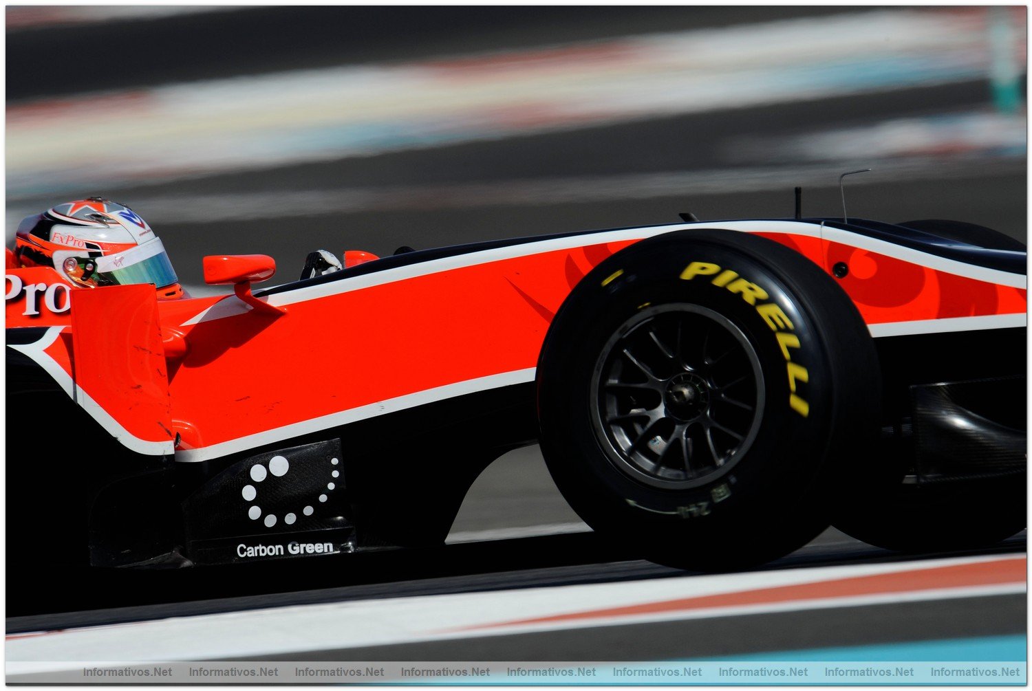 Abu Dhabi NOV010.- Primeros tests oficiales de las escuderas de F1 con los neumticos Pirelli