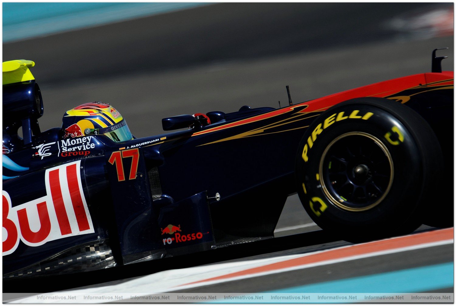 Abu Dhabi NOV010.- Primeros tests oficiales de las escuderas de F1 con los neumticos Pirelli