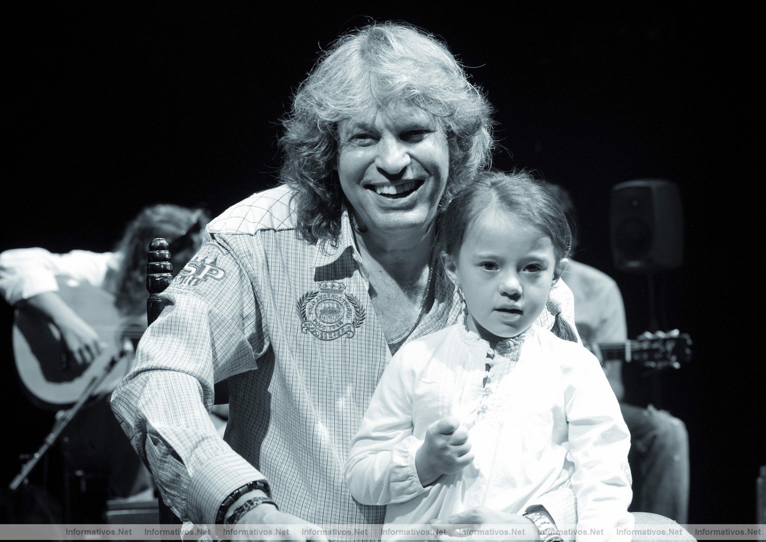 Luca y el cantante Jos  Merc (fotografiado por Jos Luis Ahijn)