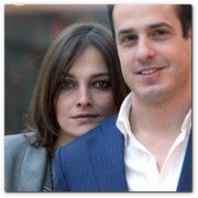 :: Pulse para Ampliar :: BCN15DIC010.- Laura Ponte presenta en barcelona  su colección de alta joyería “The Tube 010”: Laura Ponte y su socio, Luís Feliu de la Peña