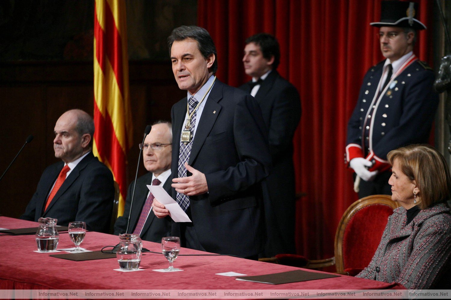 BCN27DIC010.- Acto de toma de posesin del nuevo presidente de la Generalitat, Artur Mas.