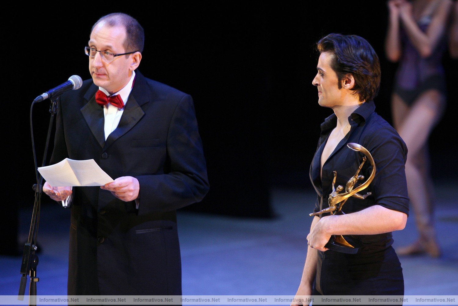 BCN21ENE2011.- Angel Corella recibe el 'International Ballet Award' concedido por la Royal Academy of Dance