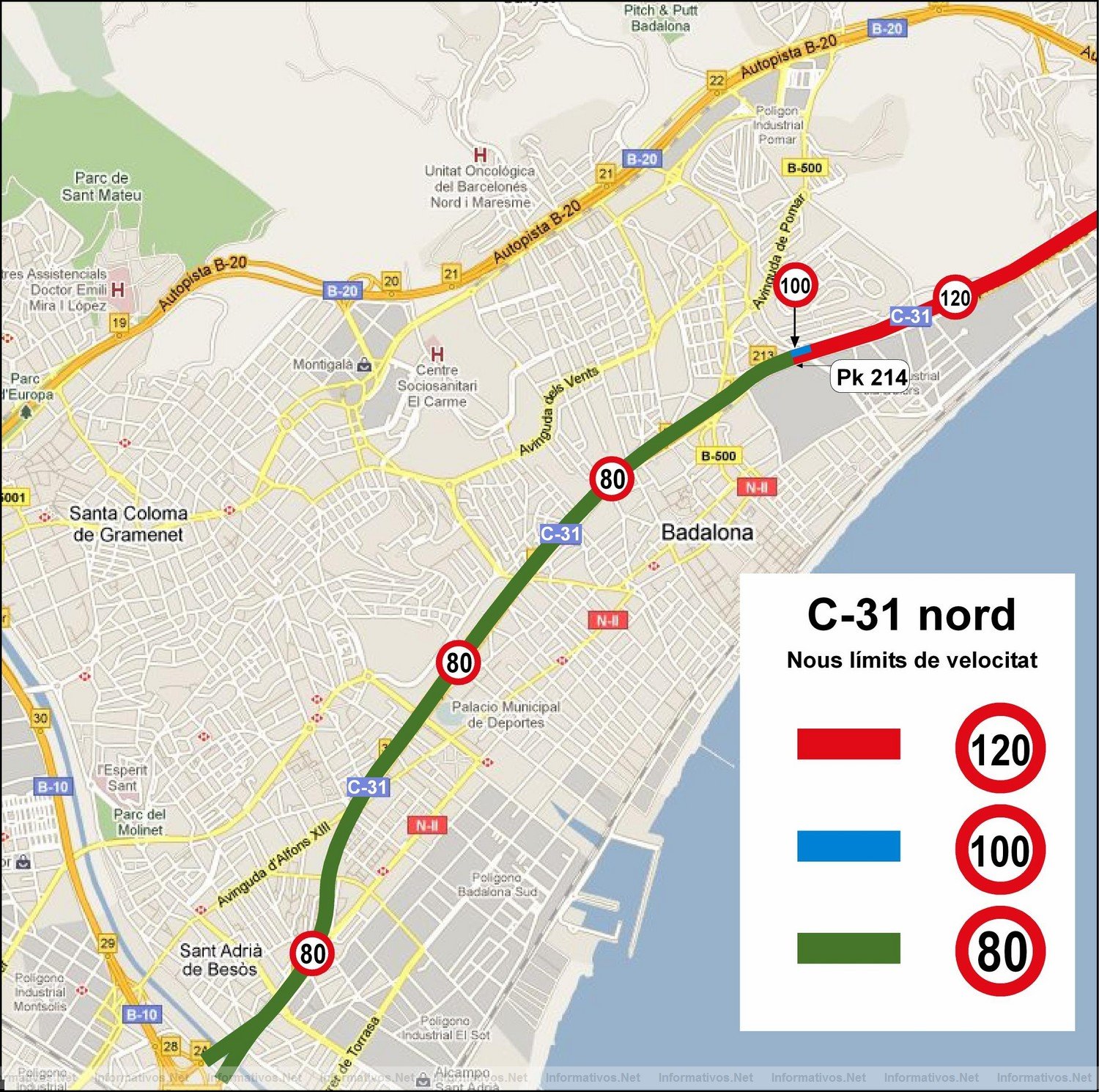 FEB2011.- Nuevos escenarios tras el cambio de sealizacin de las zonas 80 en Barcelona y rea metropolitana