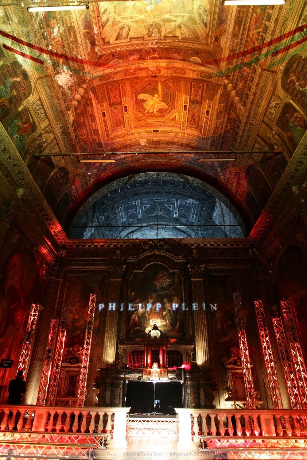 MILAN, ITALY - FEBRUARY 26:  A general view of atmosphere prior the Philipp Plein fashion show as part of Milan Fashion Week Womenswear Autumn/Winter 2011 on February 26, 2011 in Milan, Italy.  (Photo by Vittorio Zunino Celotto/Getty Images for Getty)