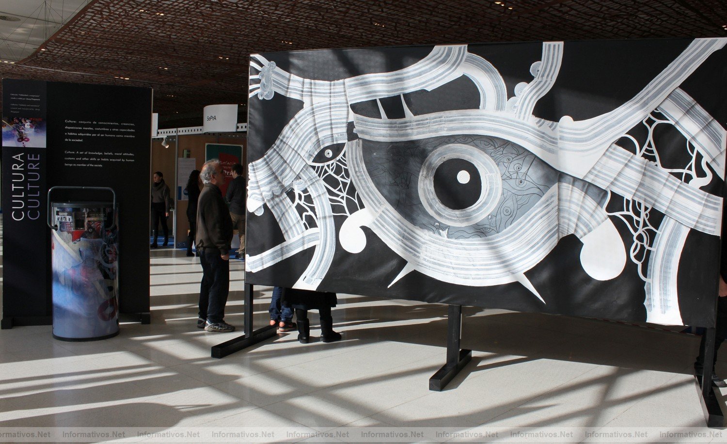 Josep Puigmart celebra una exposicin en el Centro de Convenciones Internacional de Barcelona (CCIB)