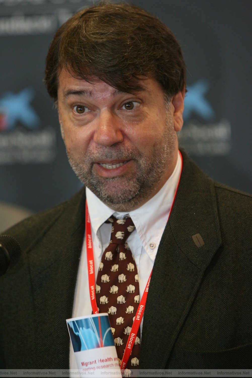 BCN10MAR011.- Dr. Pedro Alonso, Director del CRESIB, Centro de Investigacin en Salud Internacional de Barcelona; Premio Prncipe de Asturias a la Cooperacin Internacional 2008; Director del Centro de Investigacin de Salud de Manhia -en Mozambique- donde combate la Malaria.