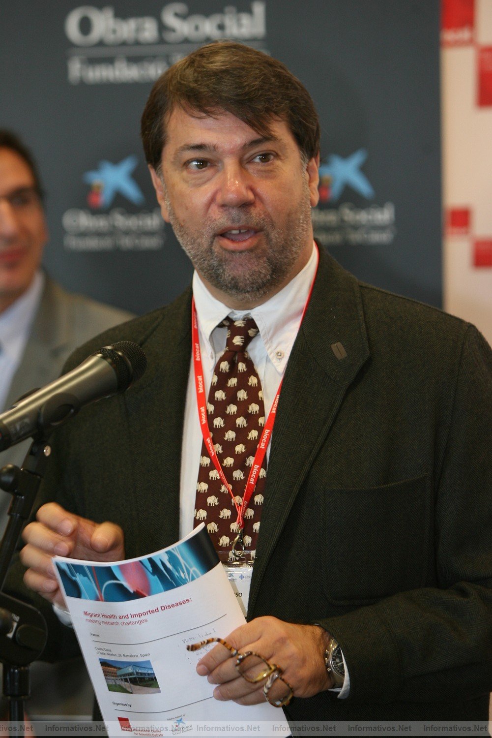 BCN10MAR011.- Dr. Pedro Alonso, Director del CRESIB, Centro de Investigacin en Salud Internacional de Barcelona; Premio Prncipe de Asturias a la Cooperacin Internacional 2008; Director del Centro de Investigacin de Salud de Manhia -en Mozambique- donde combate la Malaria.
