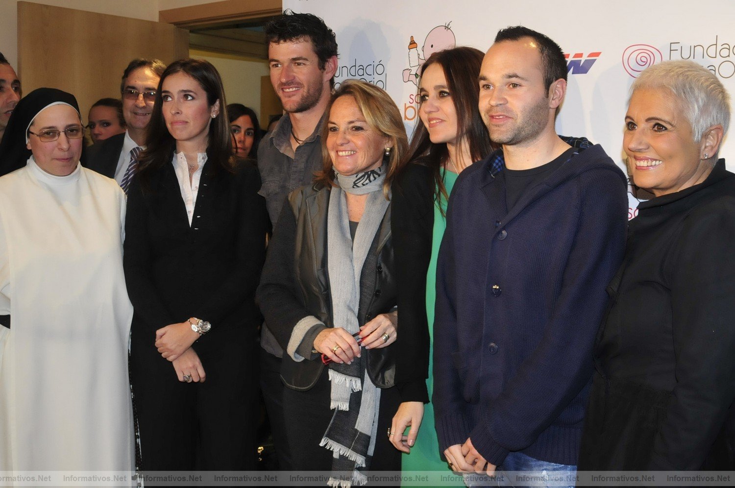 BCN17MAR011.- Presentacin de la campaa "SOS Beb": SOR LUCIA-ELENA MARTIN-MARC COMAS-HELENA RAKOSNIK-ROSA TOUS-ANDRES INIESTA-ROSA ORIOL