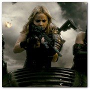 :: Pulse para Ampliar :: (L-r) JENA MALONE as Rocket, ABBIE CORNISH as Sweet Pea and VANESSA HUDGENS as Blondie in Warner Bros. Pictures’ and Legendary Pictures’ epic action fantasy “SUCKER PUNCH,” a Warner Bros. Pictures release.