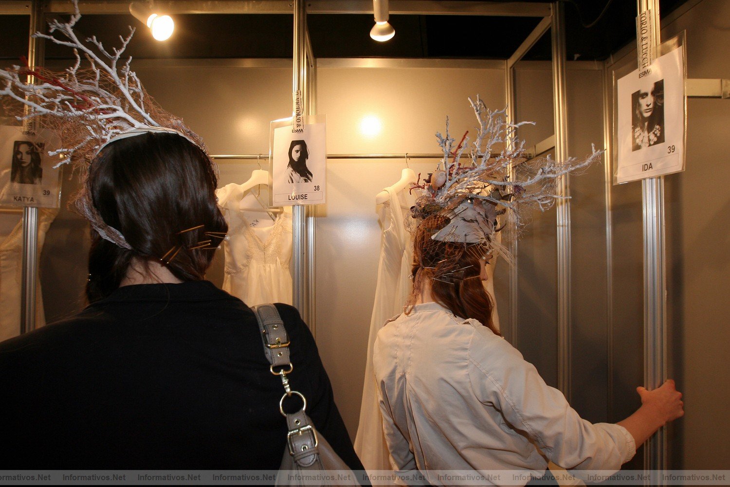BCN10MAY011.- Barcelona Bridal Week - Victorio & Lucchino Coleccin 2012 backstage