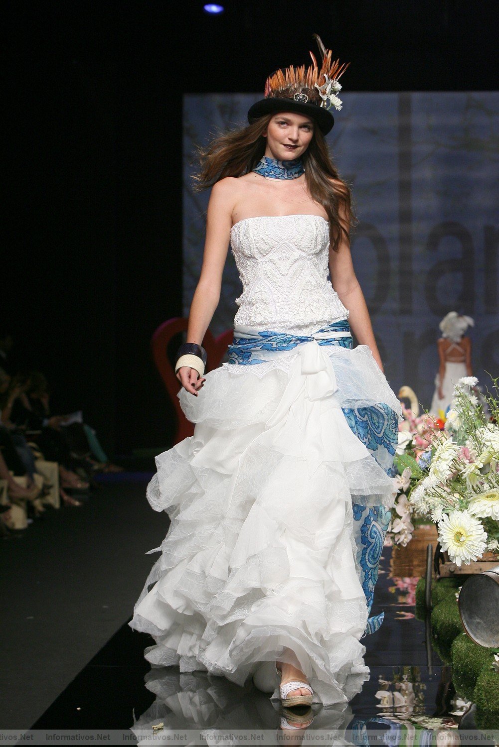 BCN11MAY011.- Barcelona Bridal Week -YolanCris Coleccin 2012