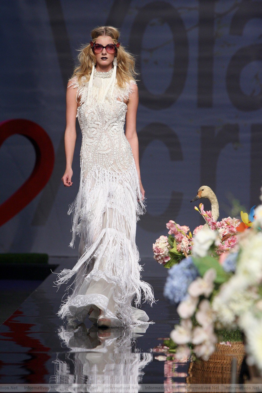 BCN11MAY011.- Barcelona Bridal Week -YolanCris Coleccin 2012