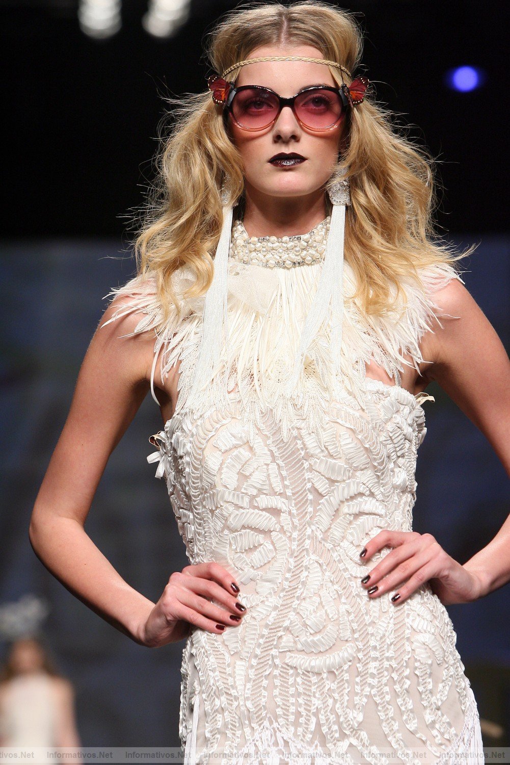 BCN11MAY011.- Barcelona Bridal Week -YolanCris Coleccin 2012