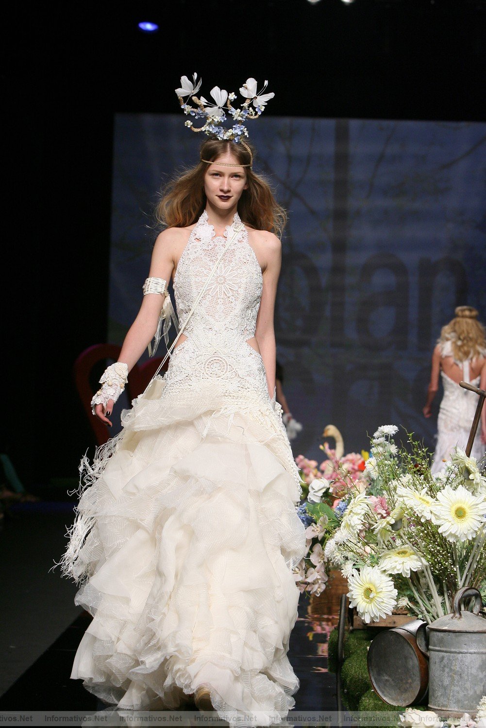 BCN11MAY011.- Barcelona Bridal Week -YolanCris Coleccin 2012