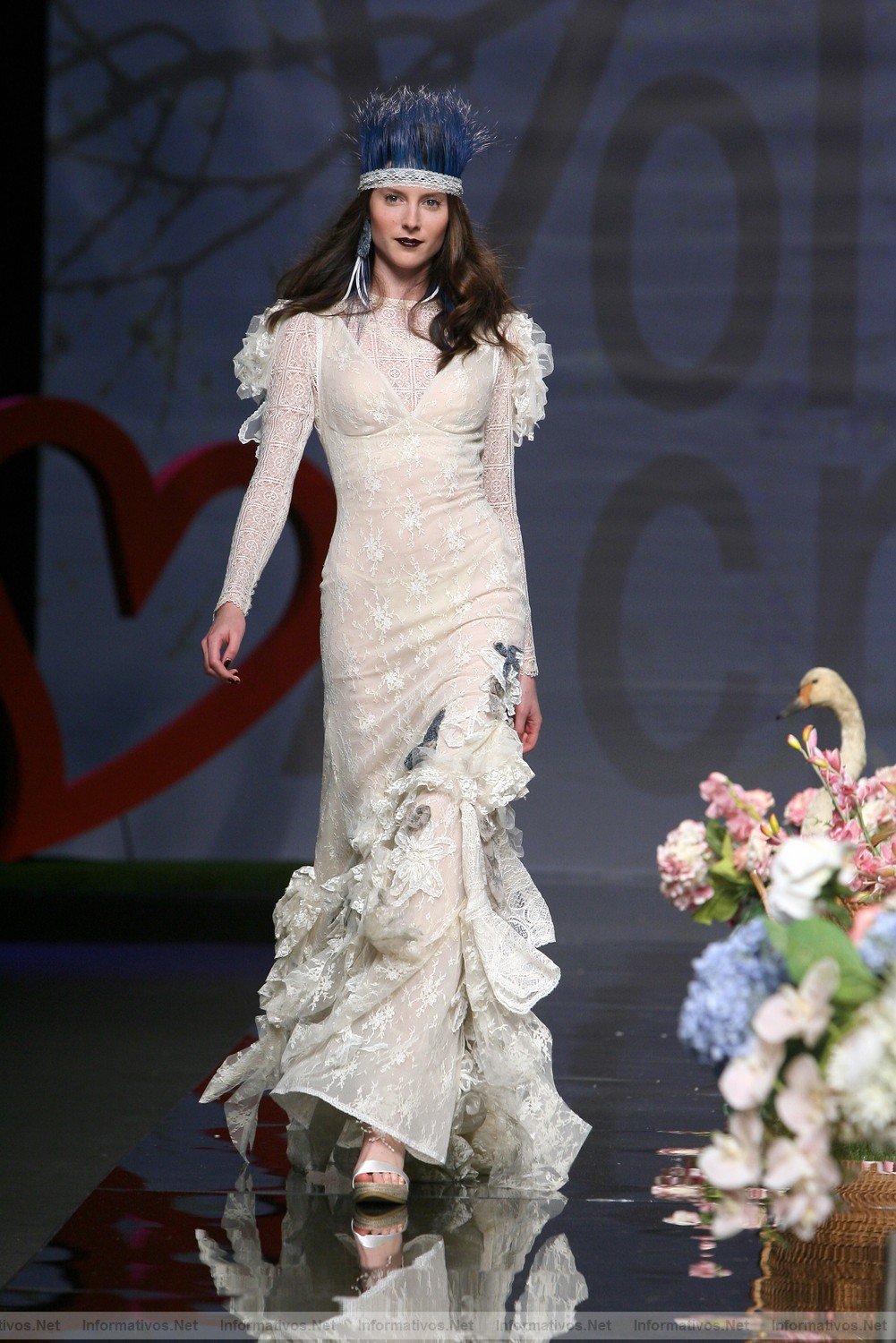 BCN11MAY011.- Barcelona Bridal Week -YolanCris Coleccin 2012