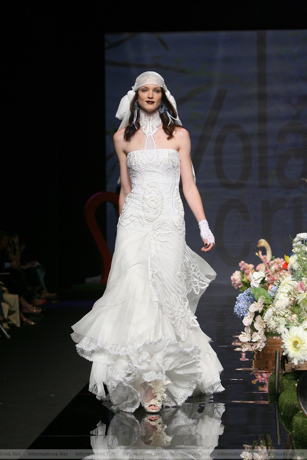 BCN11MAY011.- Barcelona Bridal Week -YolanCris Coleccin 2012