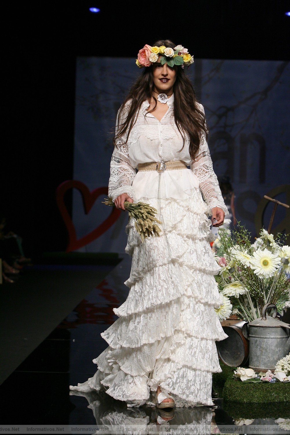 BCN11MAY011.- Barcelona Bridal Week -YolanCris Coleccin 2012