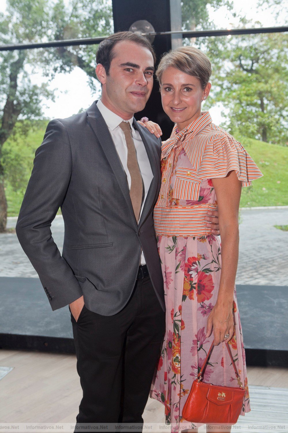 Getaria, 7 de junio de 2011. Inauguracin Cristobal Balenciaga Museoa:  Ion Fiz y Carla Royo-Villanova