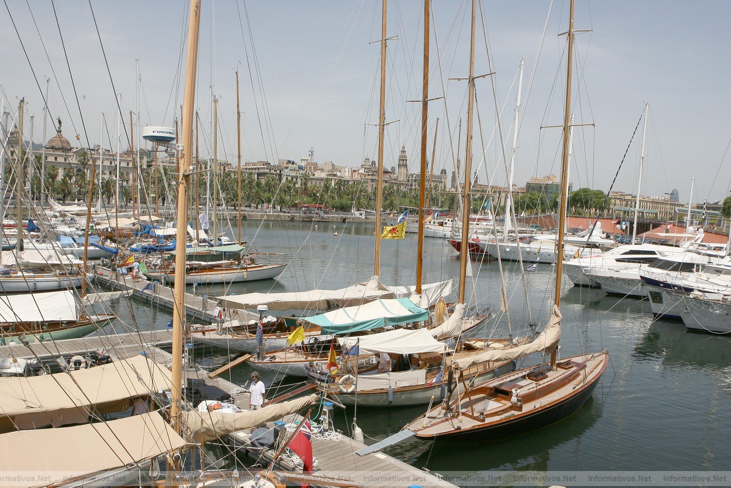 BCN170708.- I Regata Barcelona Vela Clsica Trofeo Puig