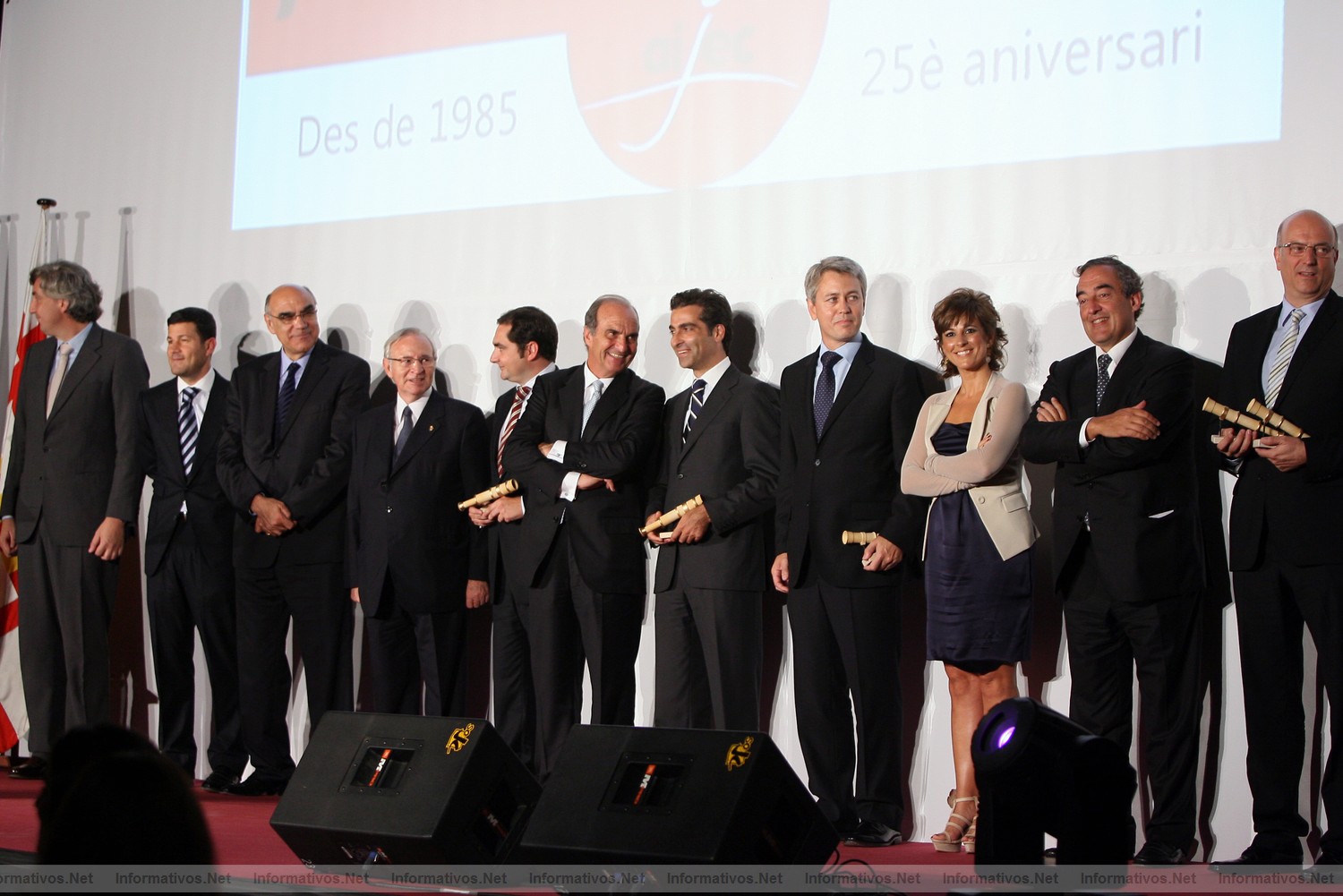 BCN1407011.- Los Príncipes de Asturias y Girona presiden el acto de Conmemoración del 25 aniversario de la Asociación Independientede Jóvenes Empresarios de Cataluña (AIJEC)