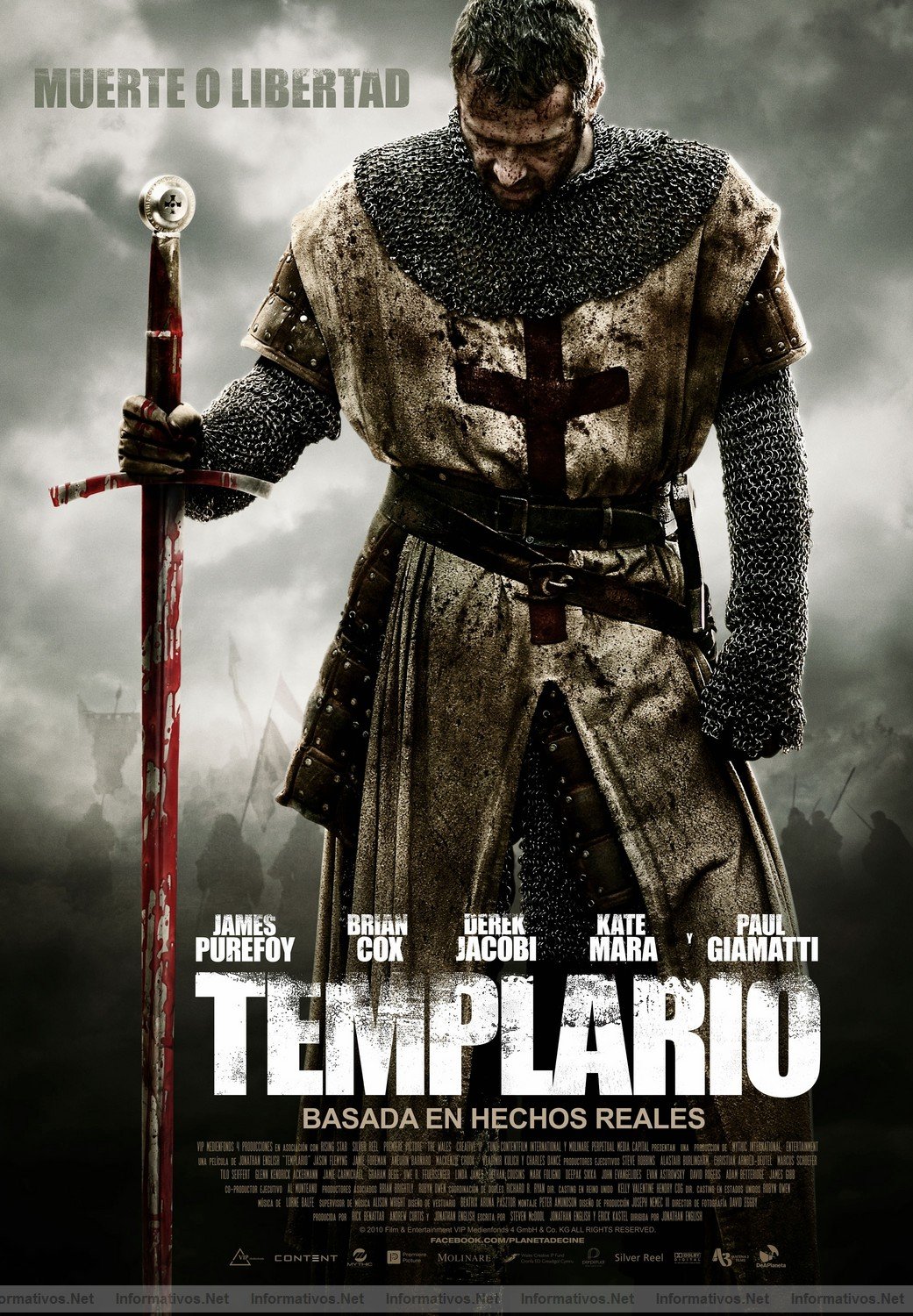 Templario: estreno en Espaa, viernes 22 de Julio de 2011