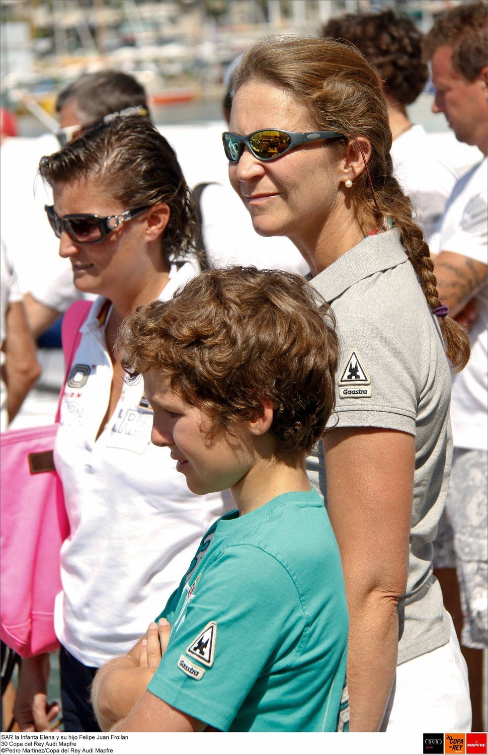 SAR la Infanta Elena y su hijo Felipe Juan Froilan