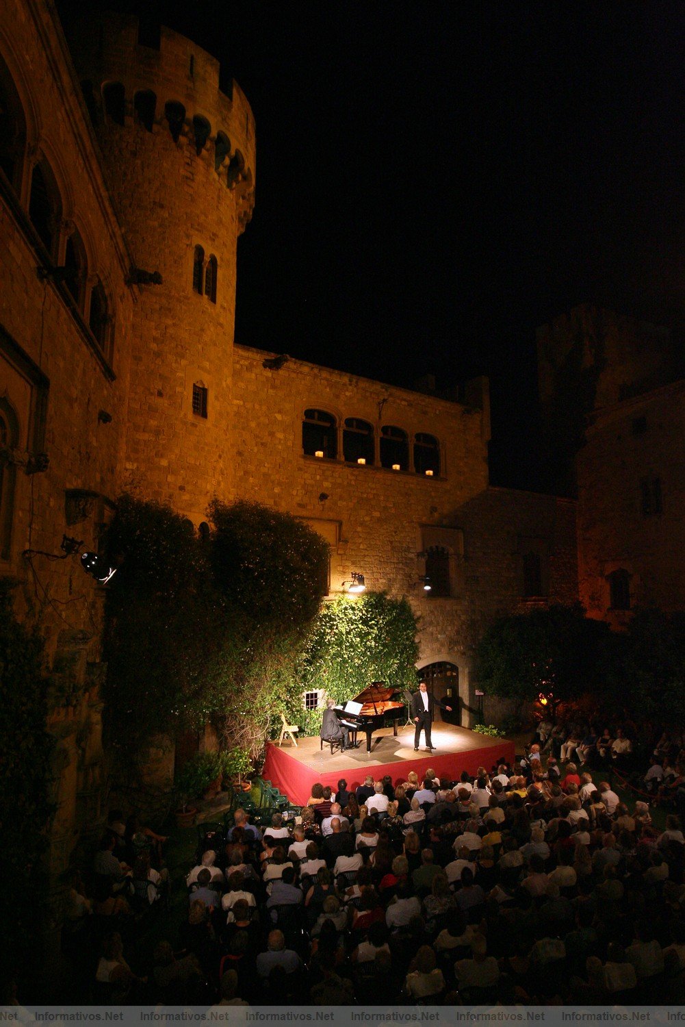 Canet de Mar, 20SAGO011.- XIII Festival Clsico del Castillo de Santa Florentina. Sergio Escobar, tenor.