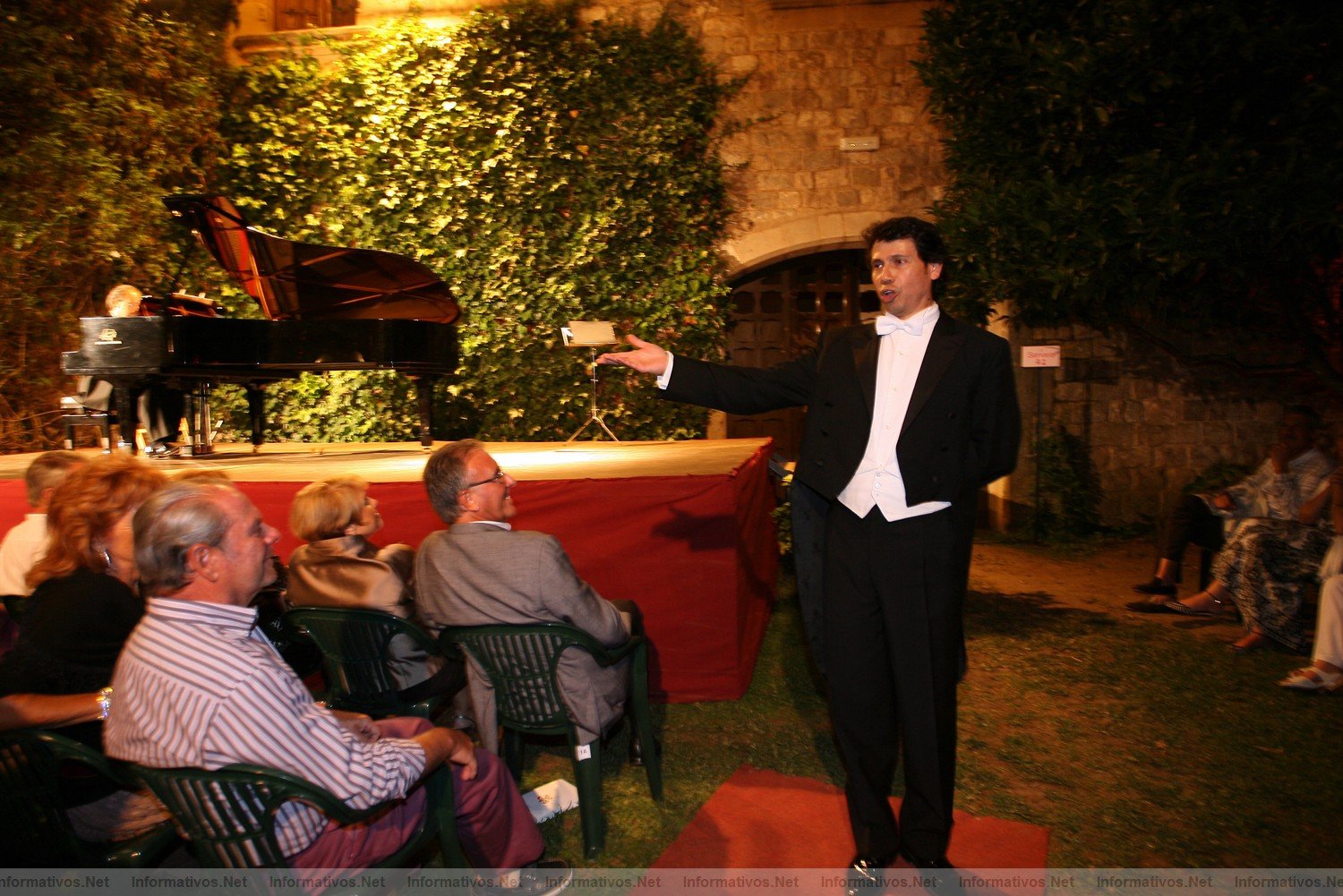 Canet de Mar, 20SAGO011.- XIII Festival Clsico del Castillo de Santa Florentina. Ricardo Bernal, Tenor.