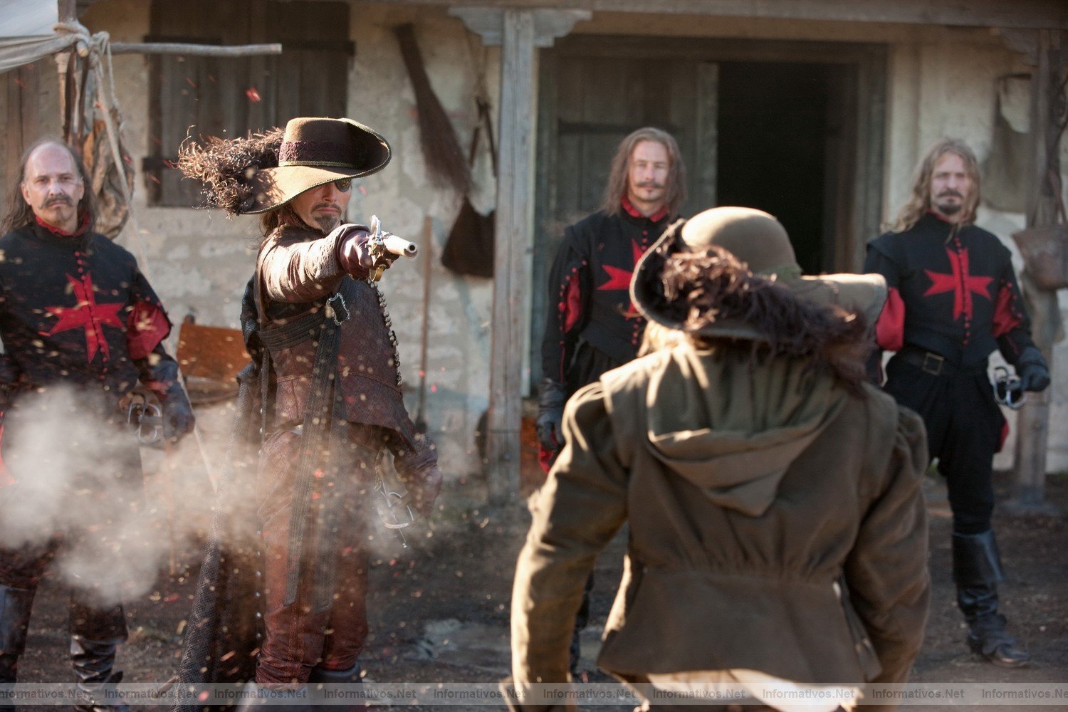 Los tres mosqueteros: estreno en España el 30 de Septiembre. MADS MIKKELSEN (second from left) stars in THE THREE MUSKETEERS 3D. 