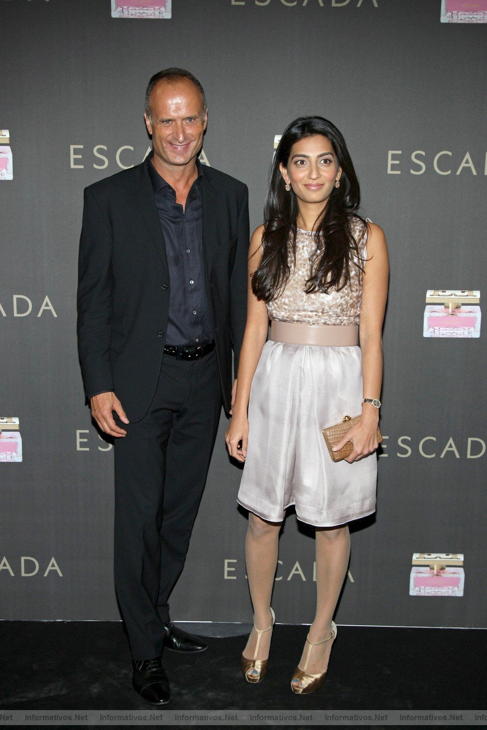 BCN2109011.- Presentación de la fragancia Especially Escada en su boutique de Pº de Gracia. Megha Mittal, propietaria de Escada y Bruno Sälzer, CEO de Escada