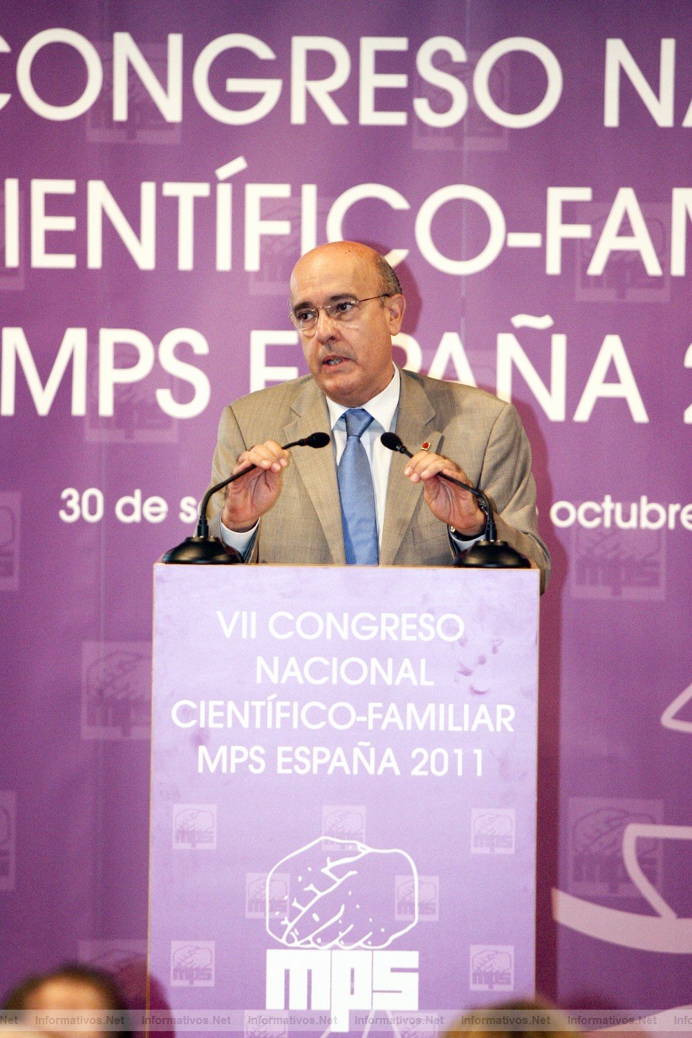 Bellaterra,BCN01OC011.- VII Congreso Nacional Científico-Familiar de MPS Boi Ruíz, Conseller de salud de la Generalitat de Cataluña