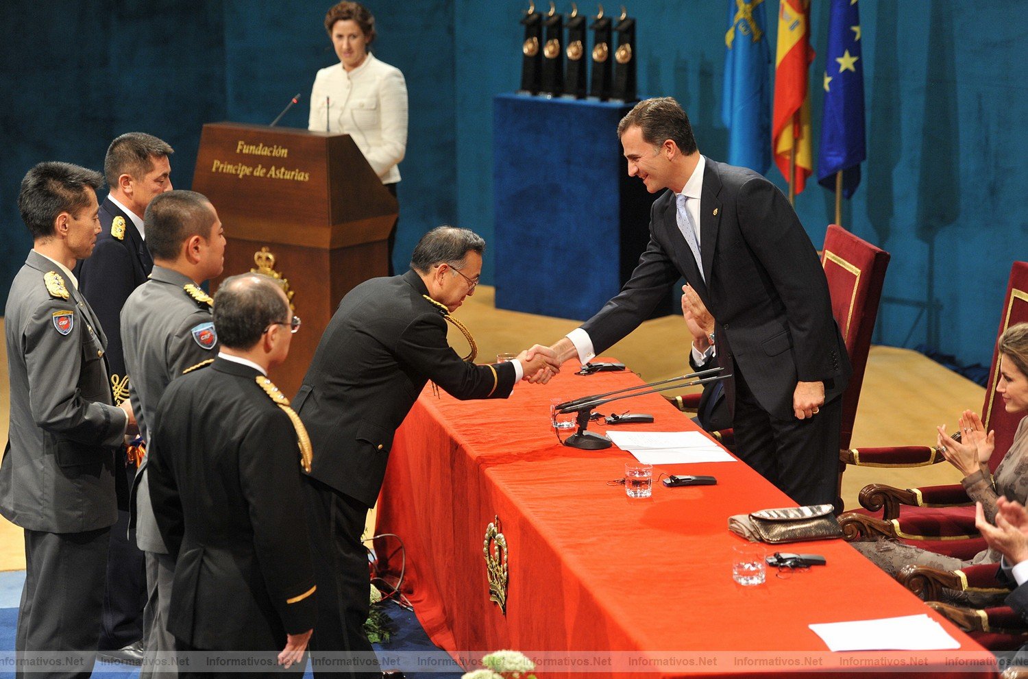 Delegación de los “Héroes de Fukushima” Premio Príncipe de Asturias de la Concordia 2011