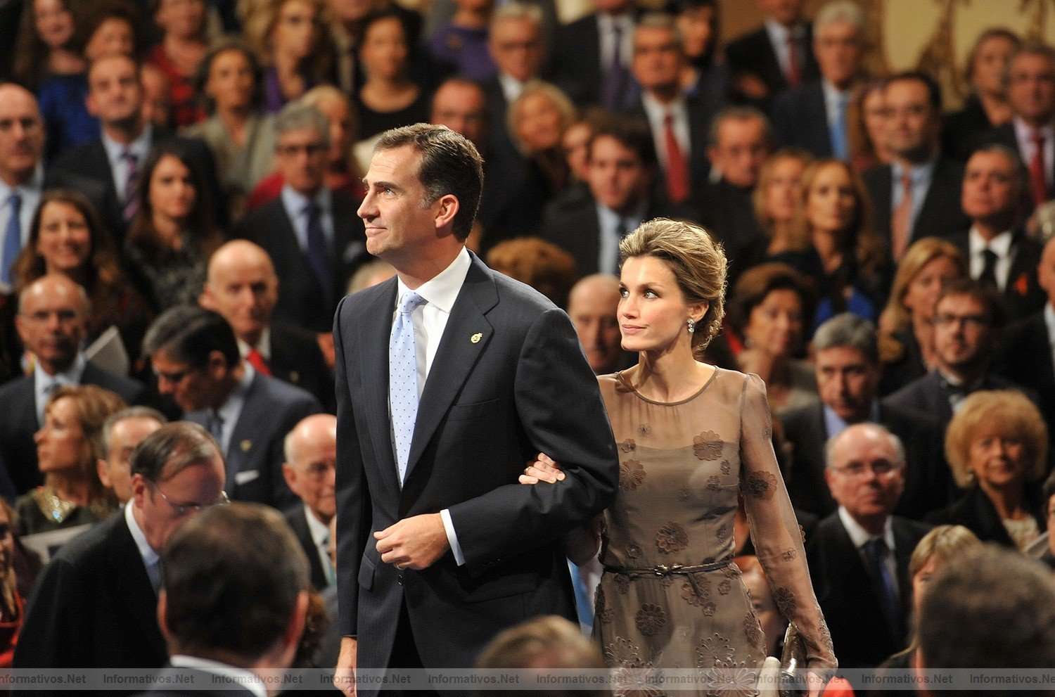 Llegada de los Príncipes de Asturias, D. Felipe y Dña. Letizia, a los Premios Príncipe de Asturias